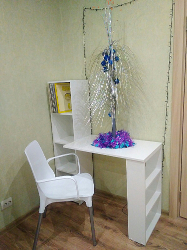 Кресло SHT-S76 белое / хром лак фото покупателя 19